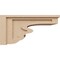 Ekena Millwork 11"W x 22"D x 11"H Wide Highland Rough Cedar Woodgrain TimberThane Corbel, Primed Tan CORUR11X22X11HLDRCPR - alternate 3